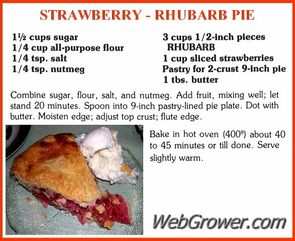 Strawberry-Rhubarb Pie